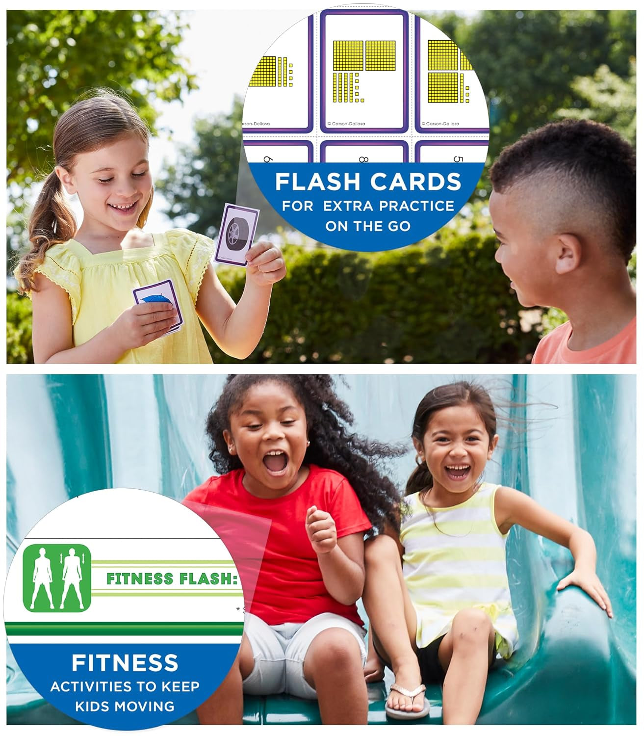 Summer Bridge Activities 1St to 2Nd Grade Workbook, Activity Book with Math, Reading Comprehension, Science, Fitness, Social Studies, Writing Practice, and Flash Cards