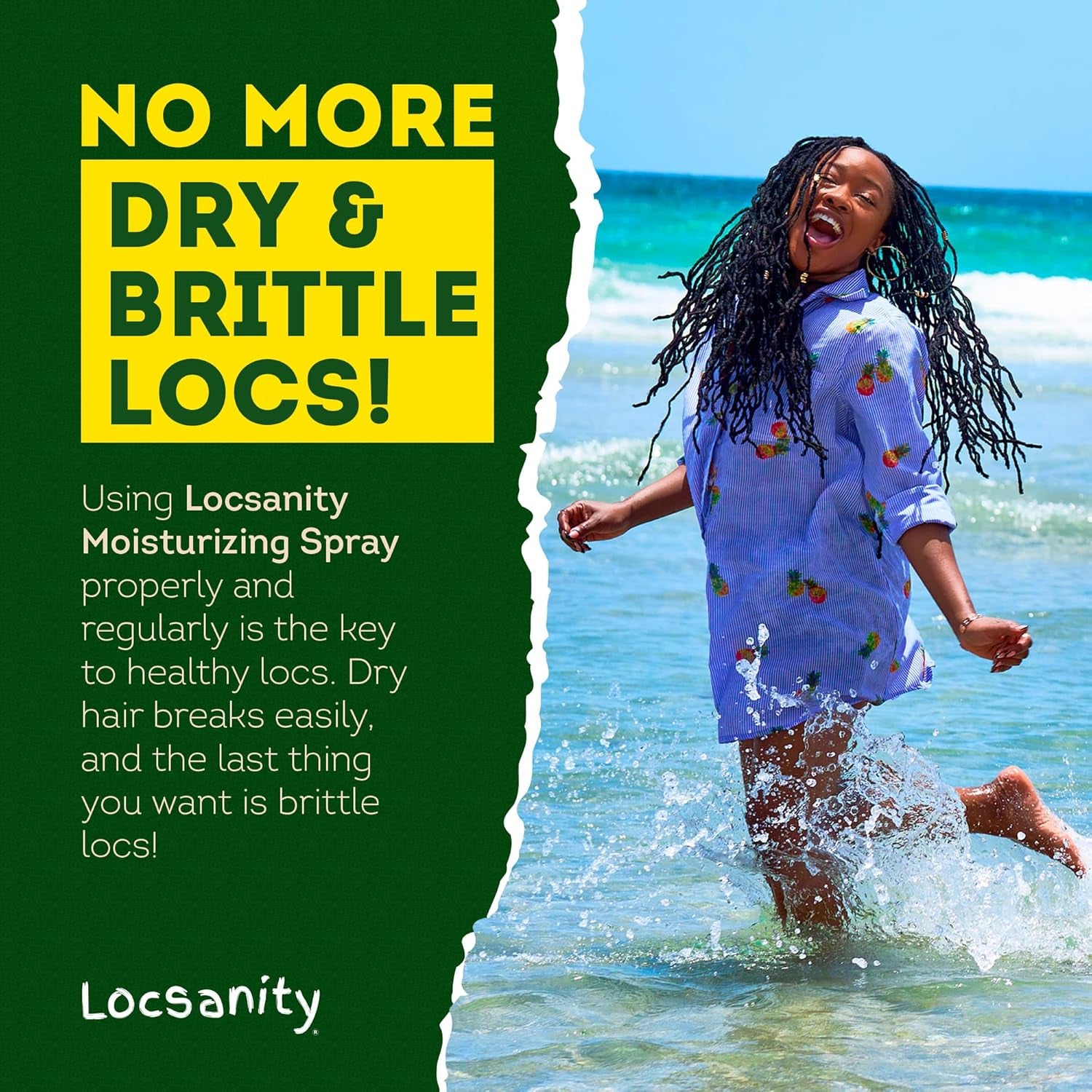 Daily Moisturizing Refreshing Spray for Locs, Dreadlocks - Rose Water and Peppermint Hair Scalp Moisturizer, Dreadlock Spray - Natural Loc Care and Maintenance (8Oz)