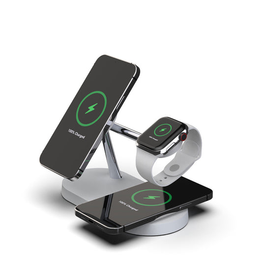 5-in-1 Magnetic Wireless Charger Stand 15W Fast Charging Holder