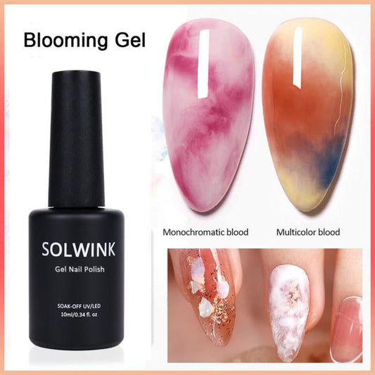 Rock Sugar No Wipe Top Coat Base Coat Hald Gel Blooming Foundation Nail Polish Soak off UV LED Nail Gel