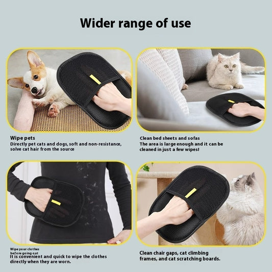 Pet Hair Remover Mitt Deshedding Glove for Dogs, Cats & Rabbits