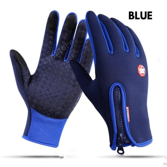Winter Touch Screen Motorcycle Gloves – Waterproof Fleece Sports Gloves