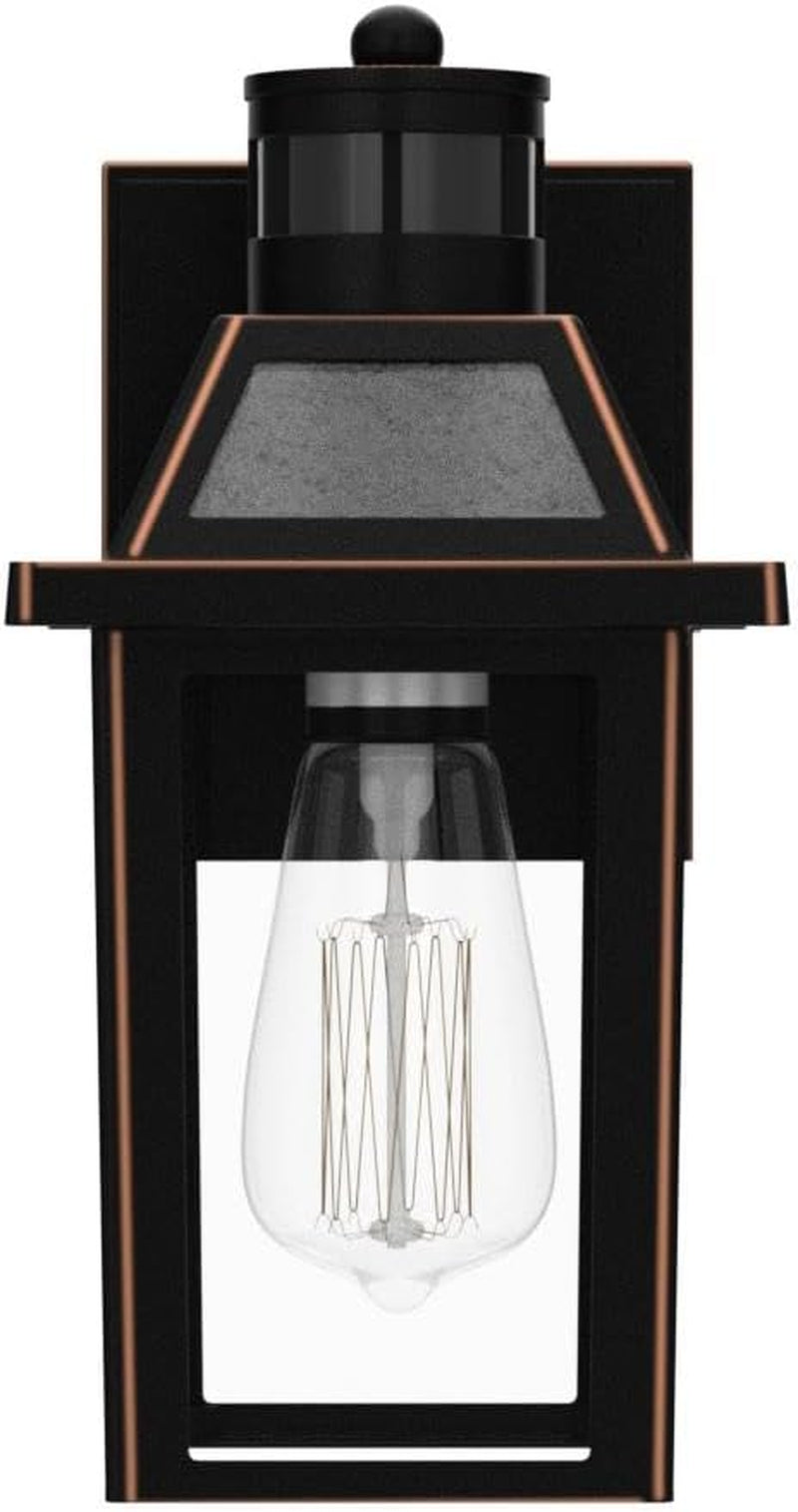 Porch Lights with GFCI Outlet, Dusk to Dawn Outdoor Lights with Outlet, 3 Lighting Modes Exterior Light Fixture Waterproof, outside Lights for House Front Door Patio Garage