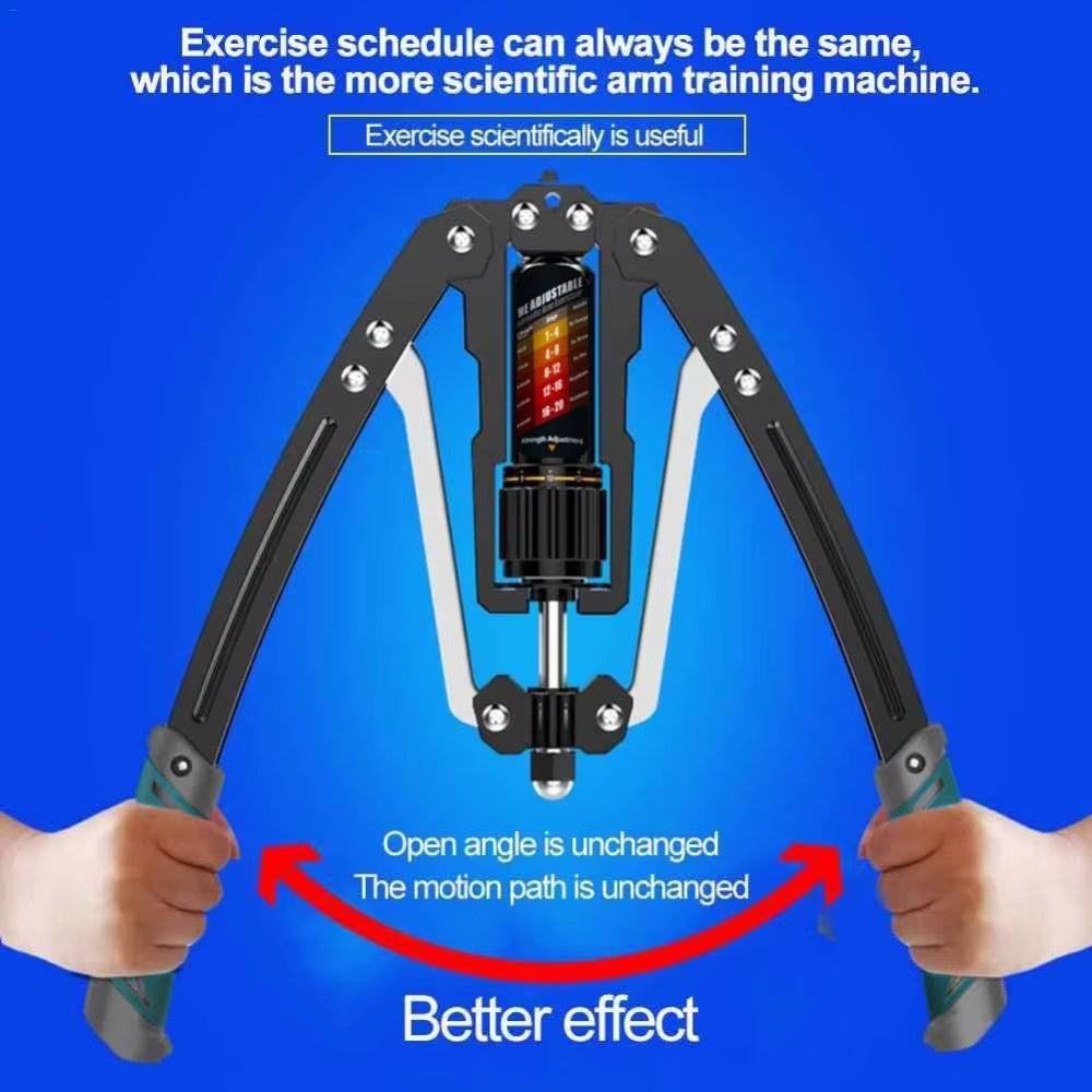 Red Adjustable 22-440Lbs Twister Arm Exerciser,Hydraulic Power, Home Chest Expander, Shoulder Muscle Training Fitness Equipment