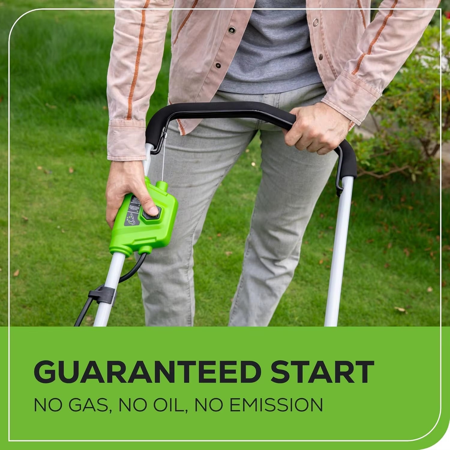 40V 16" Cordless (Push) Lawn Mower (75+ Compatible Tools), 4.0Ah Battery and Charger Included