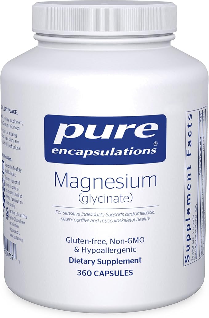 Pure Encapsulation Magnesium Glycinate Supplement