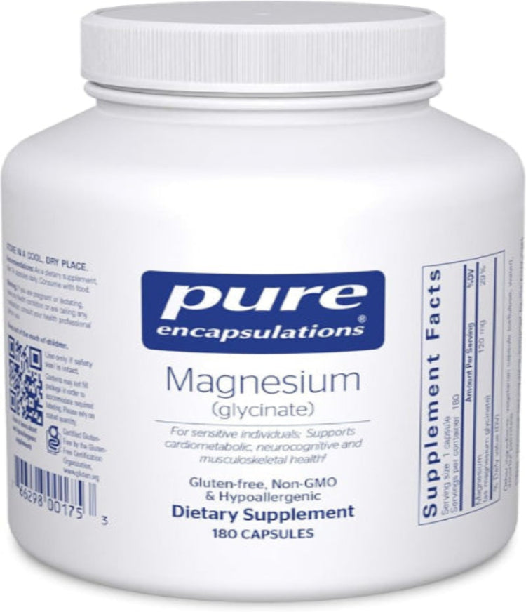 Pure Encapsulation Magnesium Glycinate Supplement
