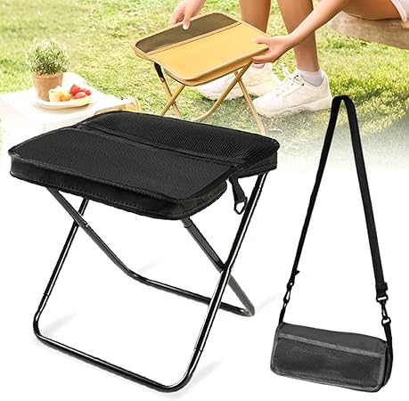 Portable Camping Stool - Folding Seat for Hiking & Fishing