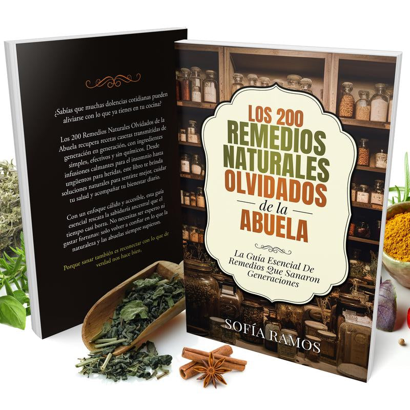 Los 200 Remedios Naturales Olvidados De La Abuela | Spanish Book
