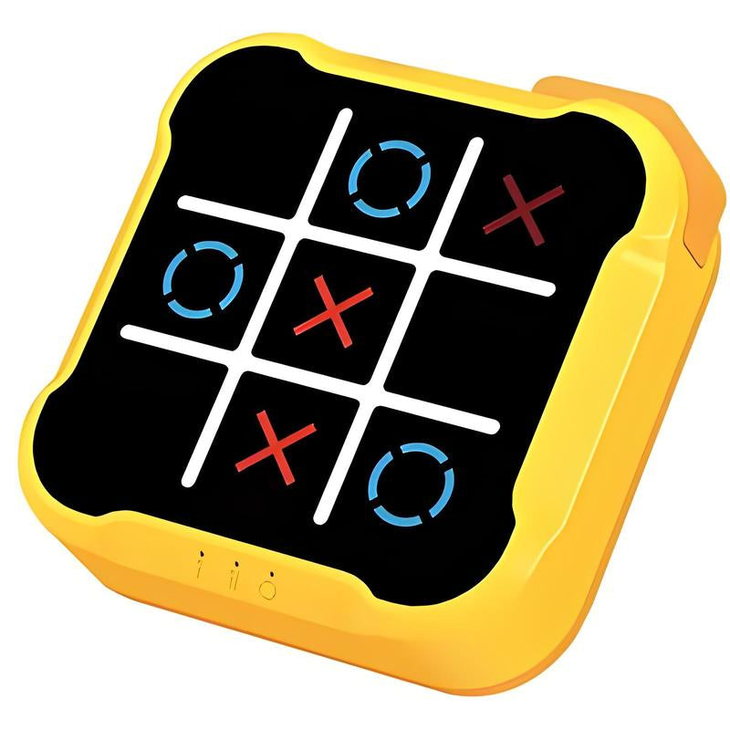 3 in 1 Electronic Tic Tac Toe Game, Handheld Digital Tic Tac Toe Bolt Game with Silent Mode, Portable Educational Toy Gift for Kids & Adults