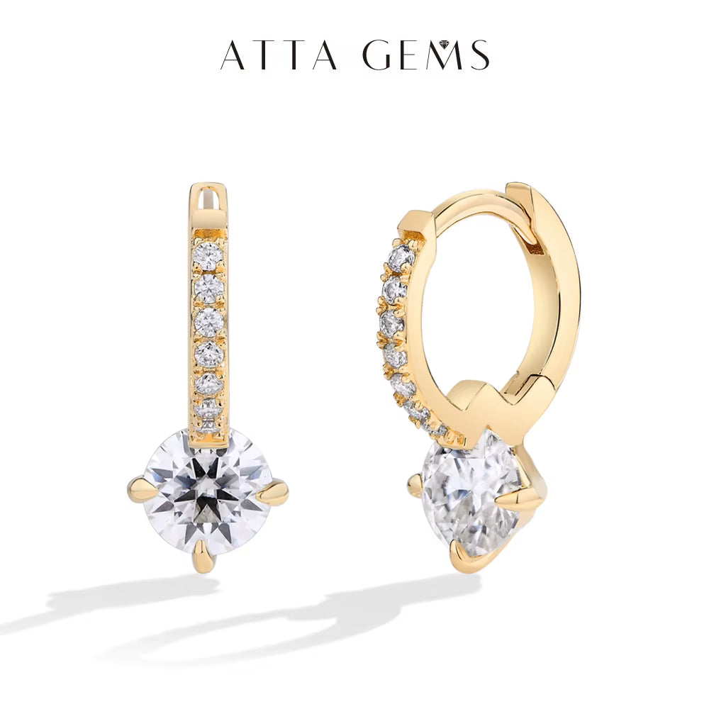 Attagems moissanite earring for women