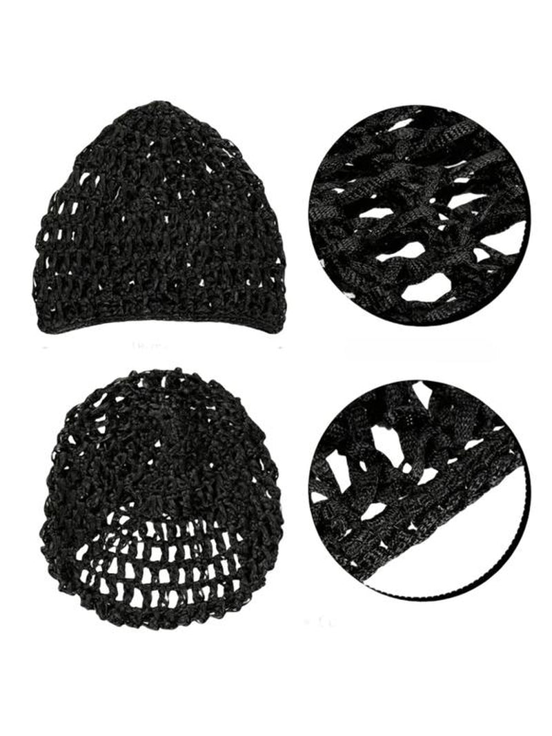 Solid Color Hollow Out Design Net Hats, Casual Elastic Hair Cap for Women, Fashionable Hair Net Accessories for Daily Wear