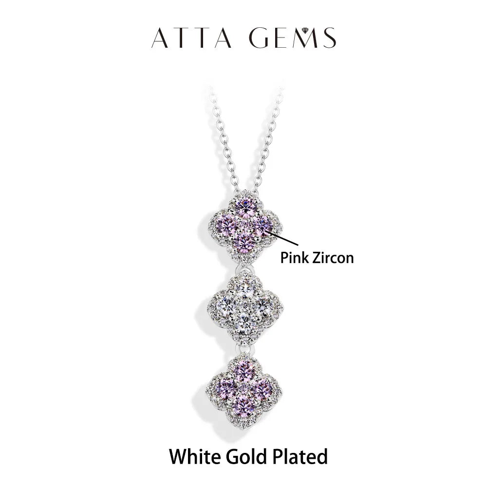 2025 Necklaces for Women Full D Color Moissanite 925 Sterling Silver Pendant Classic Engagement Wedding Fine Jewelry