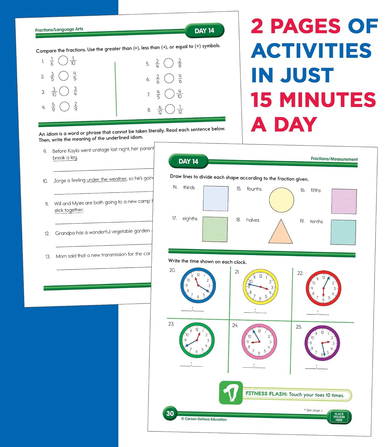Summer Bridge Activities 3Rd to 4Th Grade Workbook, Activity Book with Math, Reading Comprehension, Science, Fitness, Social Studies, Writing Practice, and Flash Cards