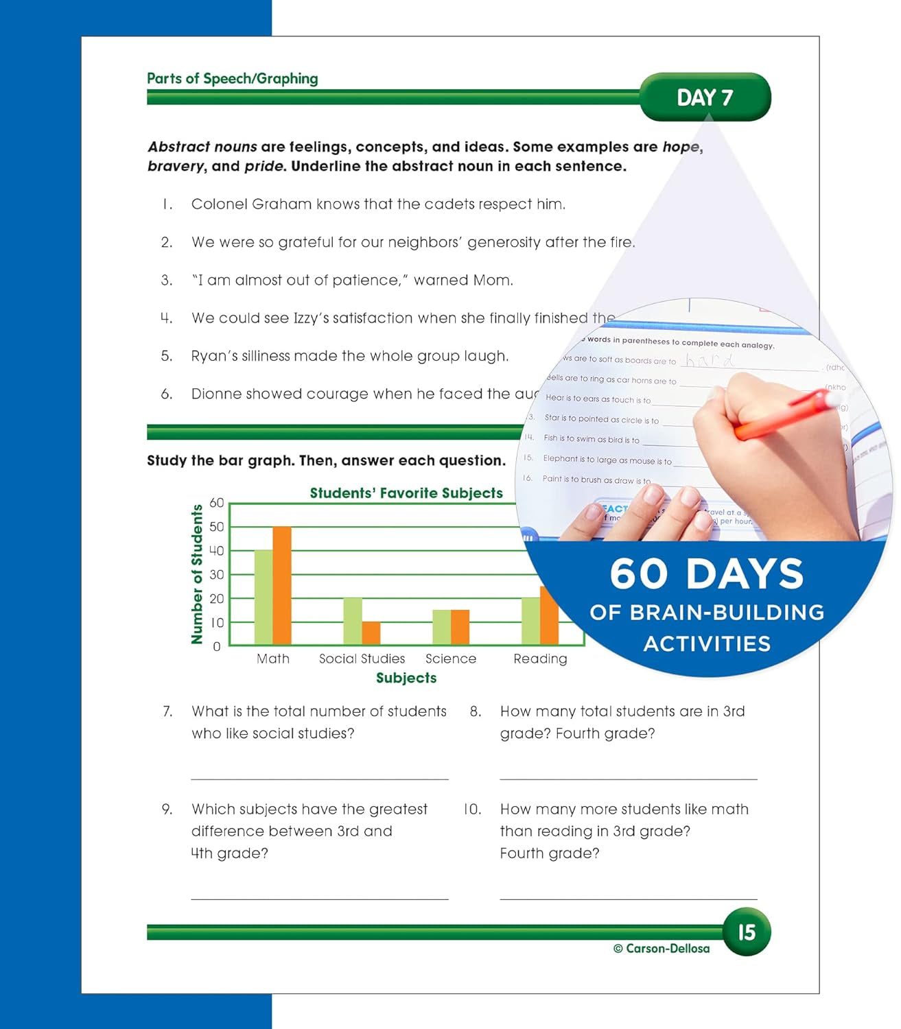 Summer Bridge Activities 3Rd to 4Th Grade Workbook, Activity Book with Math, Reading Comprehension, Science, Fitness, Social Studies, Writing Practice, and Flash Cards
