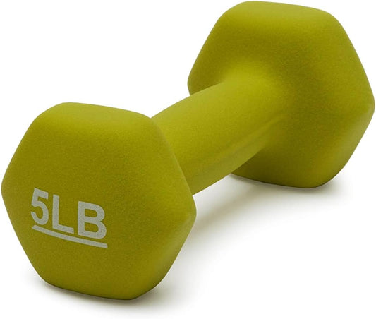 Neoprene Dumbbell Hand Weights for Exercise and Muscle Toning