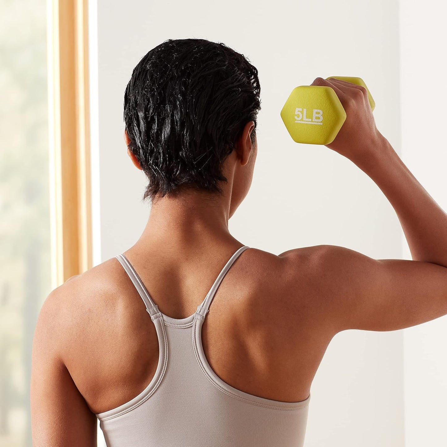 Neoprene Dumbbell Hand Weights for Exercise and Muscle Toning