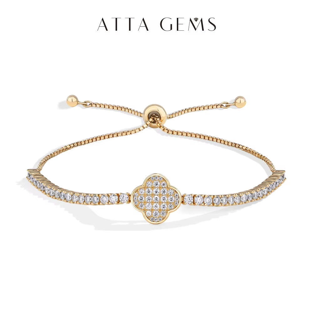 tennis bracelet showcasing gold plating and sparkling moissanite