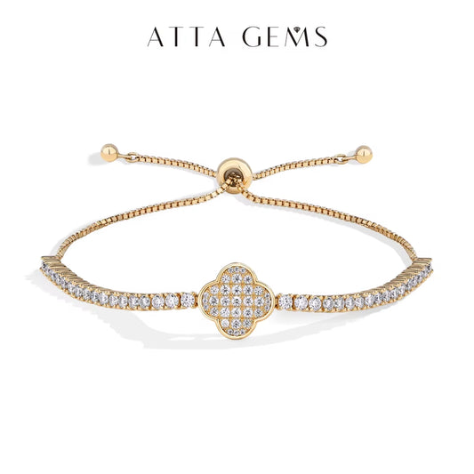 tennis bracelet showcasing gold plating and sparkling moissanite