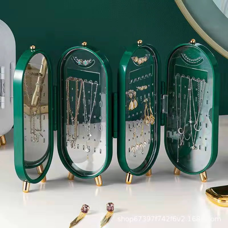 ravel jewelry case personalized with compartments for necklaces and bracelets