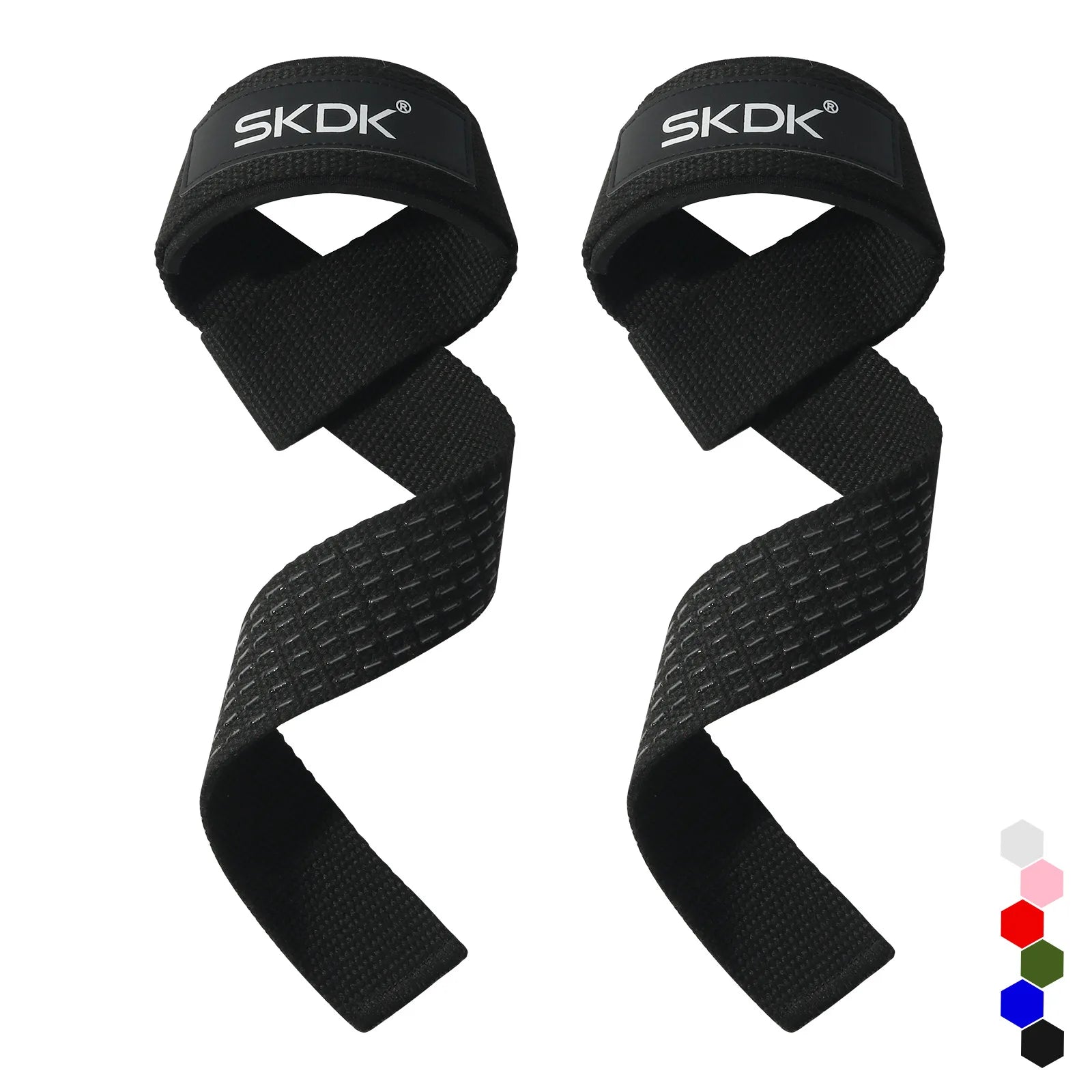 Adjustable weight lifting straps for heavy lifting support