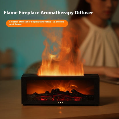 New Flame Aromatherapy Machine – Colorful 3D Flame Essential Oil Diffuser & Humidifier