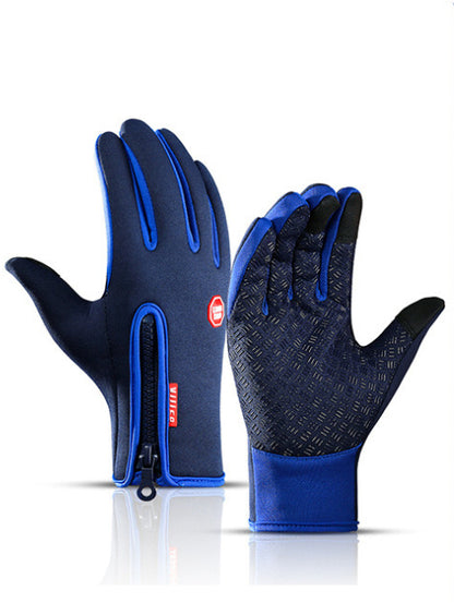 Winter Touch Screen Motorcycle Gloves – Waterproof Fleece Sports Gloves