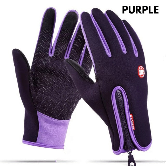 Winter Touch Screen Motorcycle Gloves – Waterproof Fleece Sports Gloves