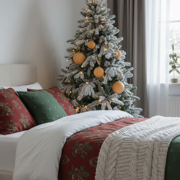 6PCS Glass Christmas Ball Ornaments – Shimmering Festive Hanging Decorations for Xmas Tree & Holiday Parties