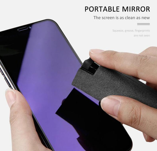 2-in-1 Phone & Computer Screen Cleaner Kit with Microfiber Cloth