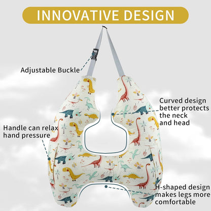 Car Pillow for Kids,H-Shape Travel Pillow for Child Sleeping Neck Shoulder Support Car Seat Pillow a Sleeping Artifact Suitable for Road Trips of Adults and Children Travel Pillow for Kids