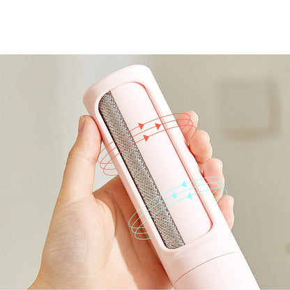 2-in-1 Reusable Pet Hair Remover Brush Self-Cleaning Lint Roller