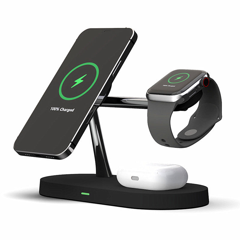 5-in-1 Magnetic Wireless Charger Stand 15W Fast Charging Holder