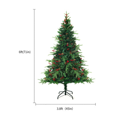 Snow PVC Artificial Christmas Tree for Home & Store Window Decor