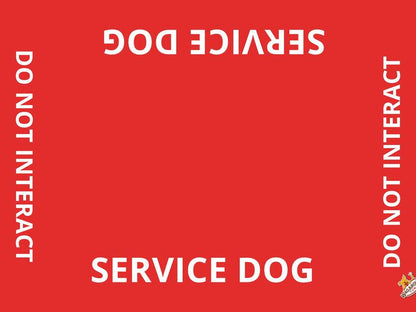 Wagaround Dog Travel Mat- Service Dog Travel Mat "DO NOT INTERACT"