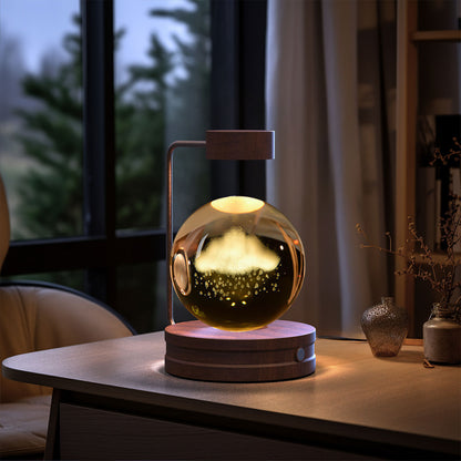 Cosmic Dinosaur Crystal Night Light – USB Bedside Lamp Gift