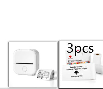 Portable Mini Thermal Label Printer Bluetooth-Compatible Inkless Photo Printer