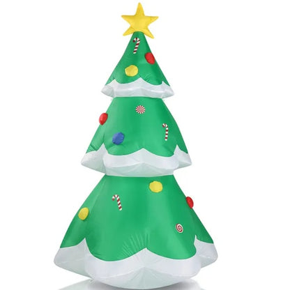 6.9 FT Inflatable Christmas Tree With LED Lights