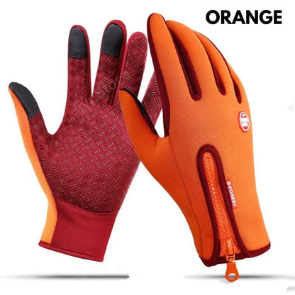 Winter Touch Screen Motorcycle Gloves – Waterproof Fleece Sports Gloves
