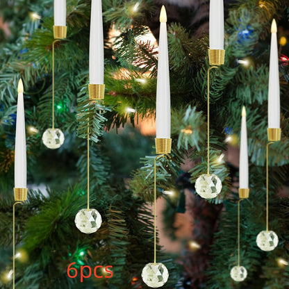 Christmas Candle LED Ornament – Indoor Holiday Decoration