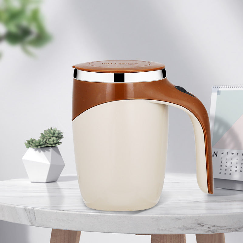 Rechargeable Automatic Stirring Coffee Cup – Magnetic Milkshake Mixer