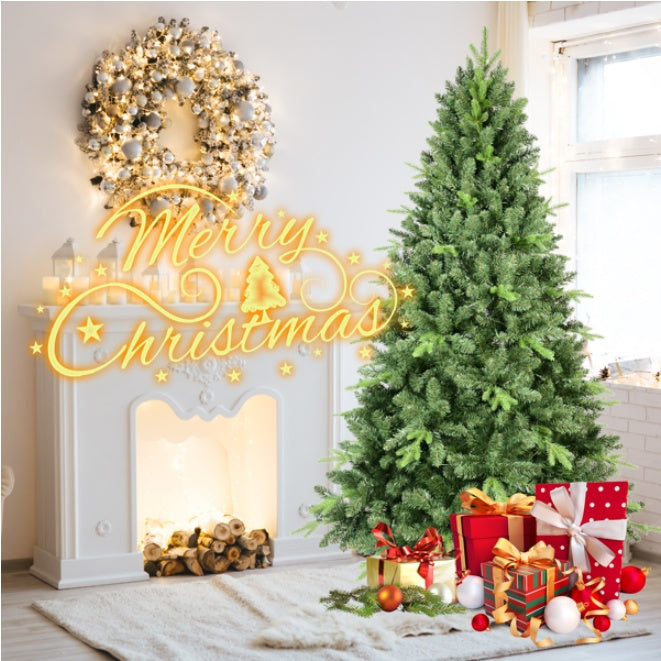 6ft Artificial Green Christmas Tree with 1339 PVC Hard Needle Tips