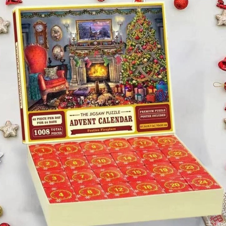 24-Box Christmas Advent Calendar Puzzle | Holiday Countdown Fun