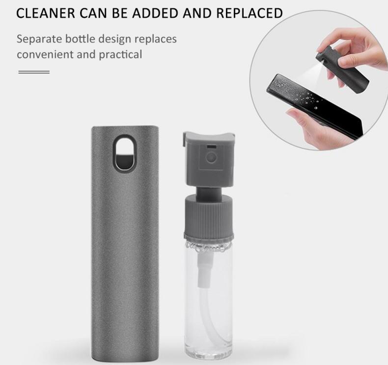 2-in-1 Phone & Computer Screen Cleaner Kit with Microfiber Cloth