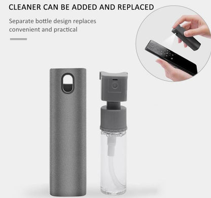 2-in-1 Phone & Computer Screen Cleaner Kit with Microfiber Cloth