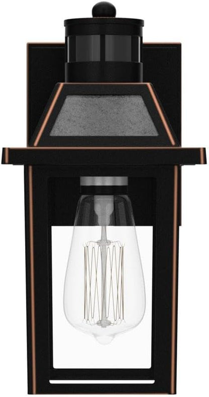 Porch Lights with GFCI Outlet, Dusk to Dawn Outdoor Lights with Outlet, 3 Lighting Modes Exterior Light Fixture Waterproof, outside Lights for House Front Door Patio Garage