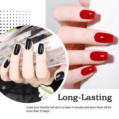 Rock Sugar No Wipe Top Coat Base Coat Hald Gel Blooming Foundation Nail Polish Soak off UV LED Nail Gel