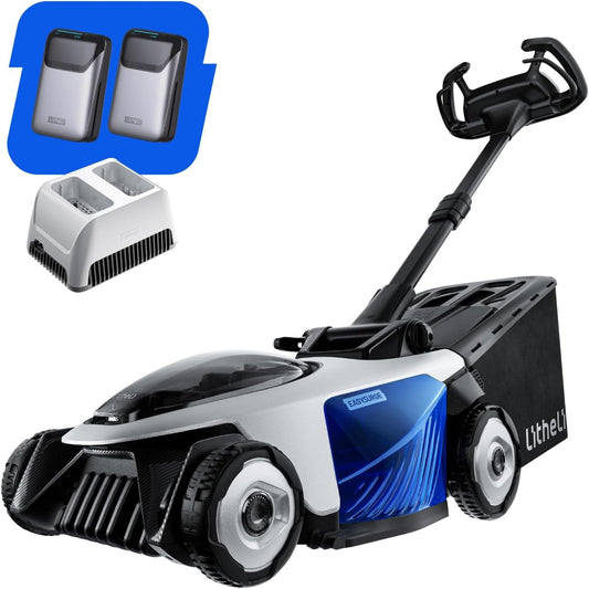 40V lawn mower with Easysurge technology cutting grass