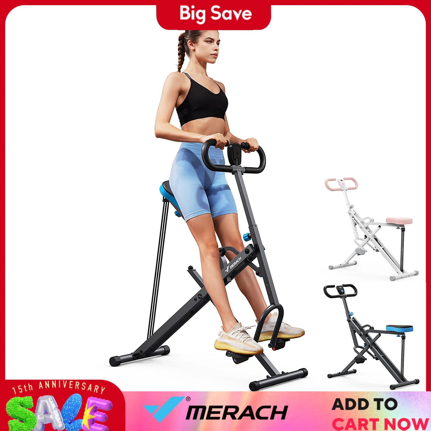 Squat Machine 2In1 Squat Rowing Machine Easy Setup Foldable Exercise Equipment Glute Trainer Machine Glutes Leg Home Fit