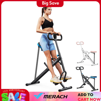 Squat Machine 2In1 Squat Rowing Machine Easy Setup Foldable Exercise Equipment Glute Trainer Machine Glutes Leg Home Fit